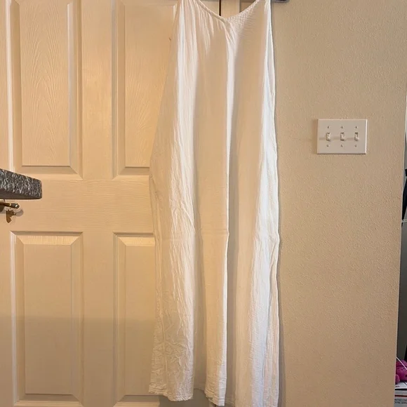 Tank White maxi dress organic cotton - Picture 6 of 6
